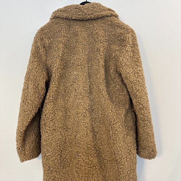 BERNARDO Call Me Cozy Vegan Fur Coat in Ginger Root Size Medium - Picture 9 of 12